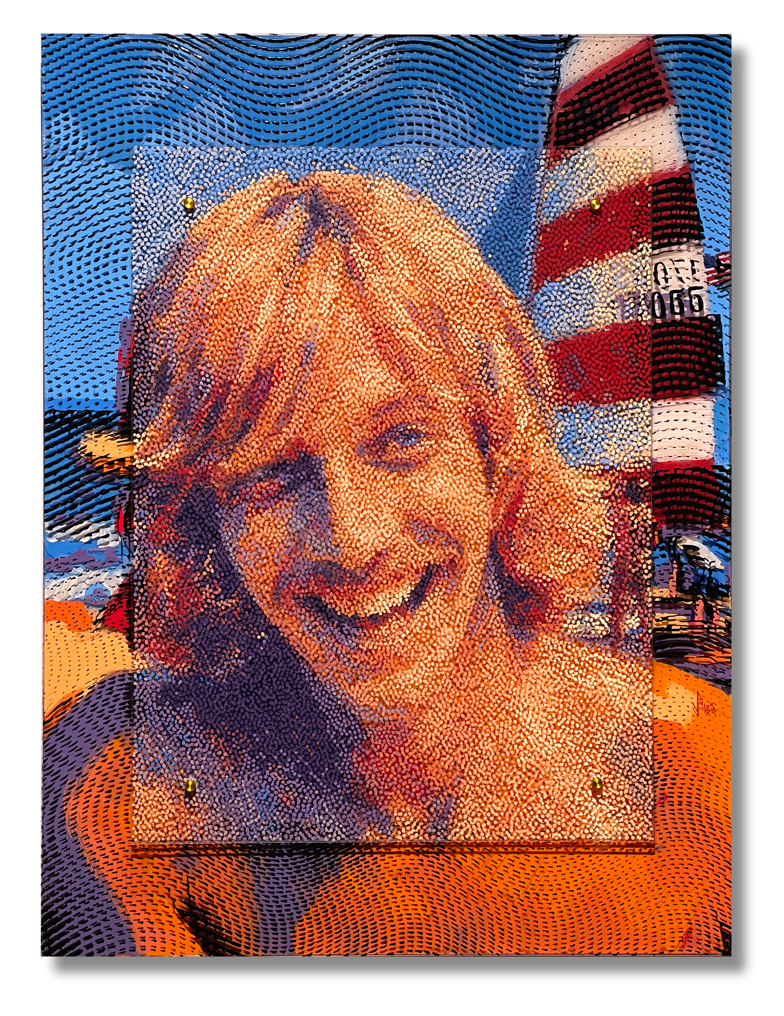 Contempory Neo-Pointillist Painting